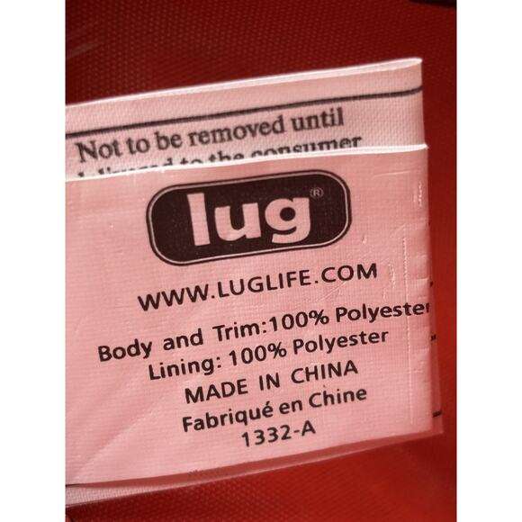 Lug Happy Camper Aloha Navy Blue/ Floral Messenger Travel Crossbody Shoulder Bag - Picture 14 of 16